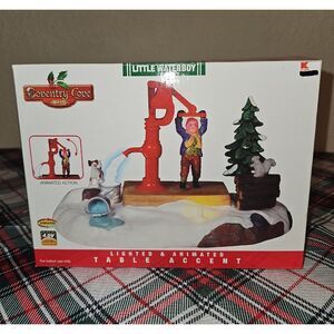 Lemax Lighted & Animated "Little Waterboy" Village Collection Table Accent